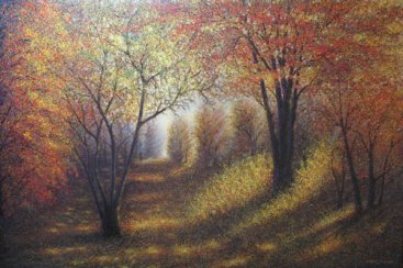 [Masterpiece-Collection]-The-Season-of-Love&#8212;DEEP-FOREST,-Narate-Kathong,-300-x-200-cm,-oil-_-acrylic-on-canvas,-2009-[8301]