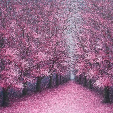 The-Season-of-Love&#8212;SPRING-TRAIL,-Narate-Kathong,-150-x-150-cm,-2011-[8359][SOLD-BS-400017]